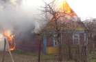 В Покровском районе горел дом, пострадала хозяйка