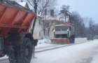 Снегоуборочная техника снова заработала на улицах Мирнограда