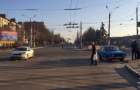 Утром в Краматорске не разминулись Volkswagen и «москвич»