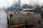 В Дружковке остановили грузовик с «нелегальными дровами»