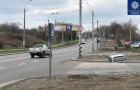 ДТП в Краматорске: авто потеряло бампер
