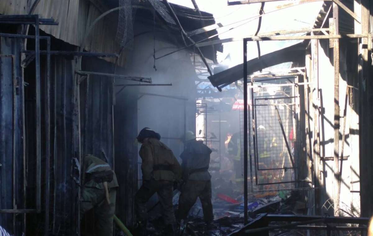 Два человека пострадали при пожаре в Славянске