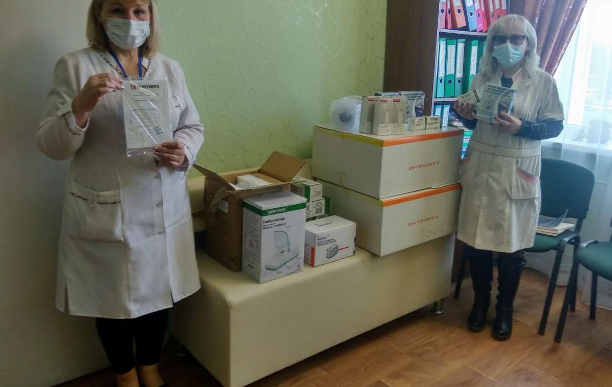 В Центр первичной медико-санитарной помощи Константиновки передали оборудование