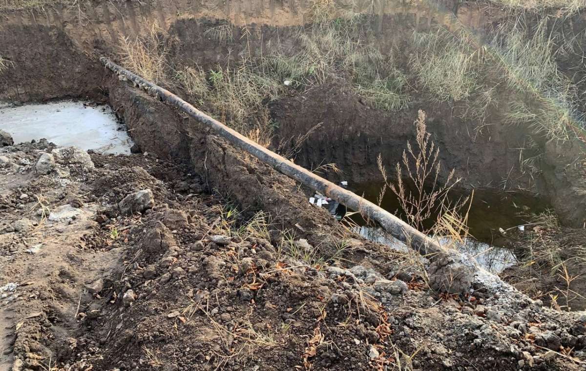 В Константиновке строительной техникой повредили газопровод