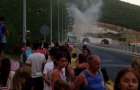 В Греции загорелся туристический автобус