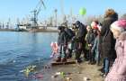 В Бердянске прошла акция в поддержку захваченных украинских моряков