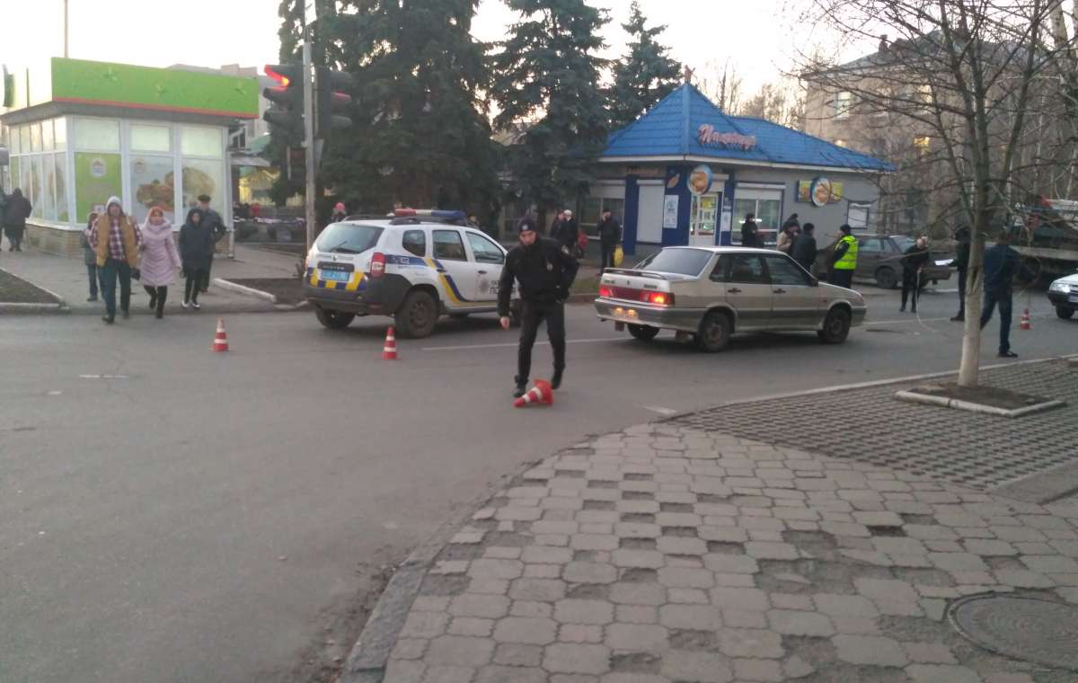 ДТП в центре Славянска. Есть пострадавшие.