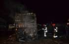 В Ровно сгорел двухэтажный автобус
