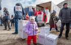 Red Cross sent humanitarian supplies to the Donbass