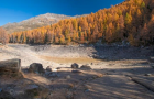 В Италии исчезло знаменитое горное озеро