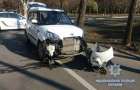 В Краматорске в результате ДТП перевернулся автомобиль