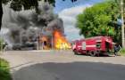 В Житомире масштабный пожар на АЗС: есть пострадавшие
