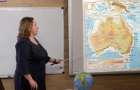 В Украине на онлайн-уроке учитель перепутала океаны