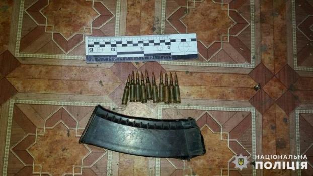 В Лиманском районе во время обыска дома нашли боеприпасы