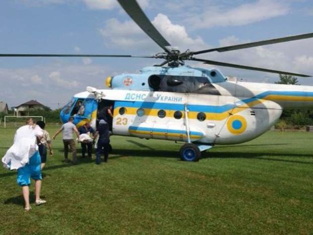 Под Харьковом разбился вертолет спасательной службы