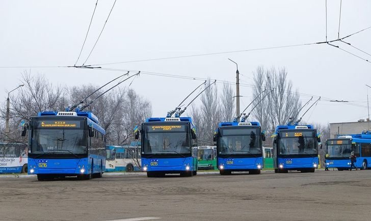 В Краматорске появились новые троллейбусы