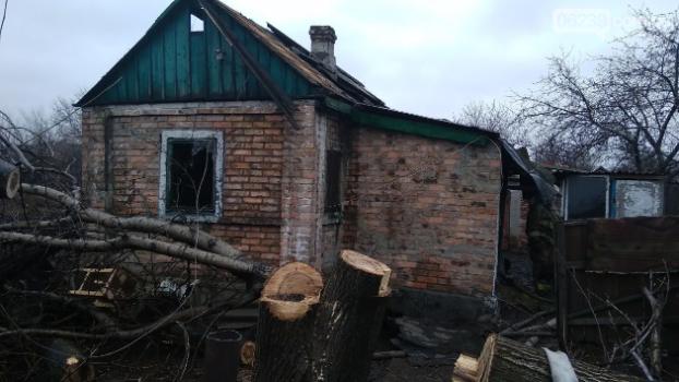 В Мирнограде во время пожара погиб мужчина