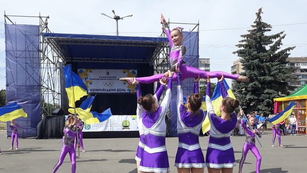 В Олимпийский день Дружковка стала областным центром спорта