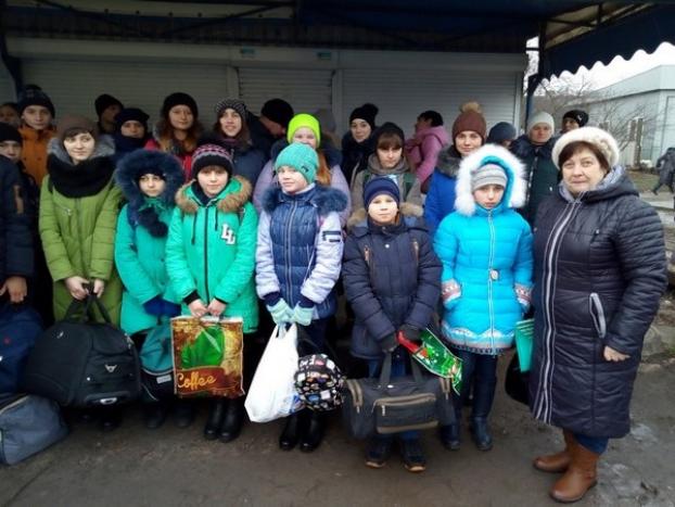 Марьинские школьники провели рождественские каникулы на Львовщине