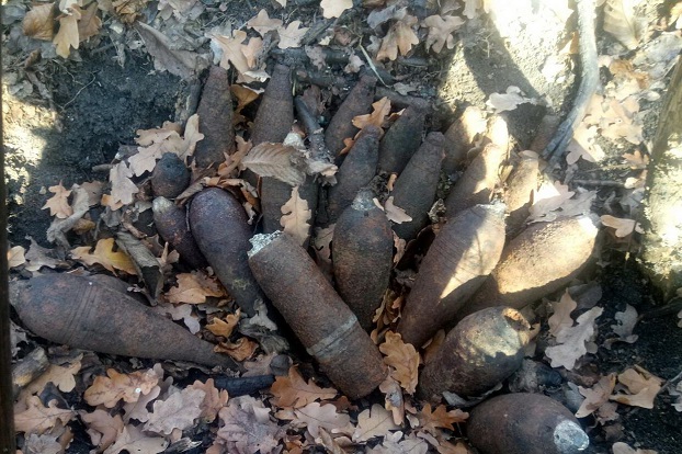 В Харьковской области были найдены 27 боеприпасов времен Второй мировой войны