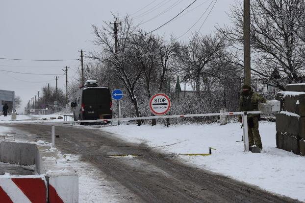 Обстановка на КПВВ в Донецкой области 10 января