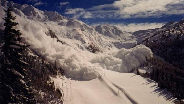 В Швейцарии произошел сход лавины