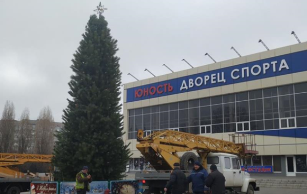 В Одесской области с главной елки похитили гирлянду