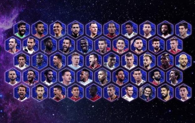 УЕФА представил расширенный список претендентов в символическую команду года