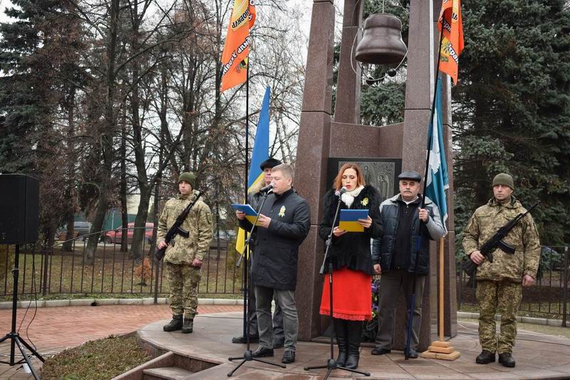 В Славянске прошел митинг, посвященный чествования участников ликвидации последствий аварии на ЧАЭС