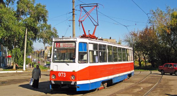 Юбилей Дружковского трамвая отмечали всем городом