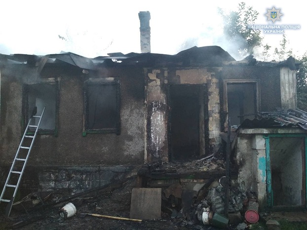 Чтобы скрыть следы двойного убийства, житель Луганской области поджег дом