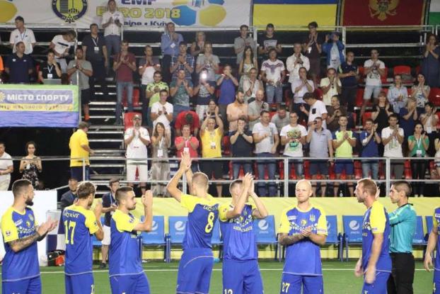 Сборная Украины по мини-футболу обыграла бельгийцев на домашнем континентальном чемпионате