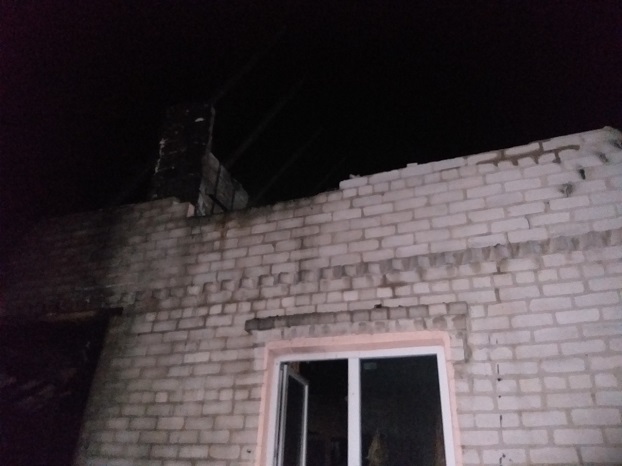 В селе Богородичное сгорел двухэтажный дом