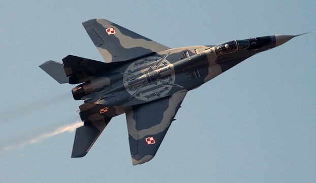 В Польше разбился военный истребитель МиГ-29