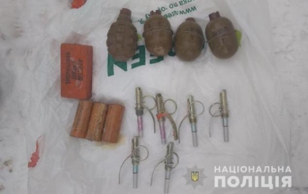 В Днепропетровской области задержали студента с гранатами