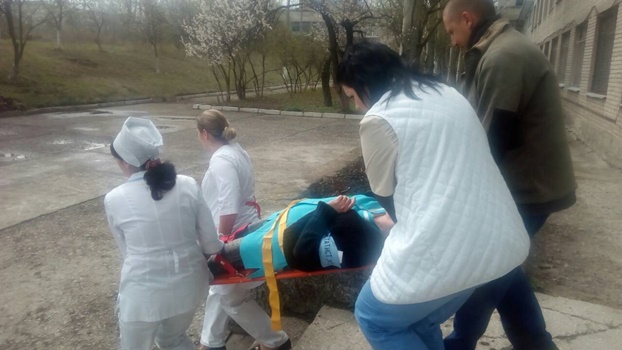 В Николаевке «эвакуировали» пациентов районной больницы