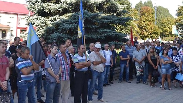 В Донецкой области не утихают шахтерские протесты