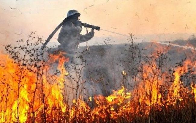 Лесные пожары в Лиманском районе: за минувшие выходные спасатели 7 раз ликвидировали возгорания