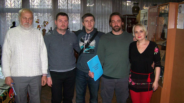 Американский режиссер с украинскими корнями посетил памятные места Дружковки