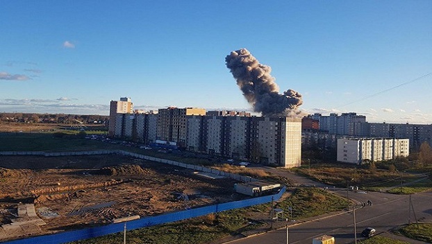 В России взорвался пиротехнический завод 