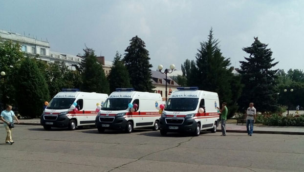  Три французские кареты скорой помощи появились в Бахмуте