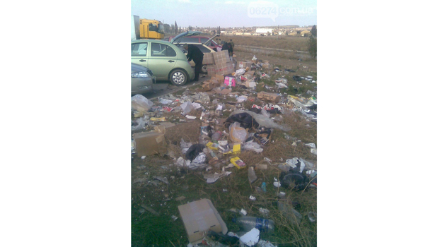 Бахмут подвергся атаке мусора из несанкционированных свалок