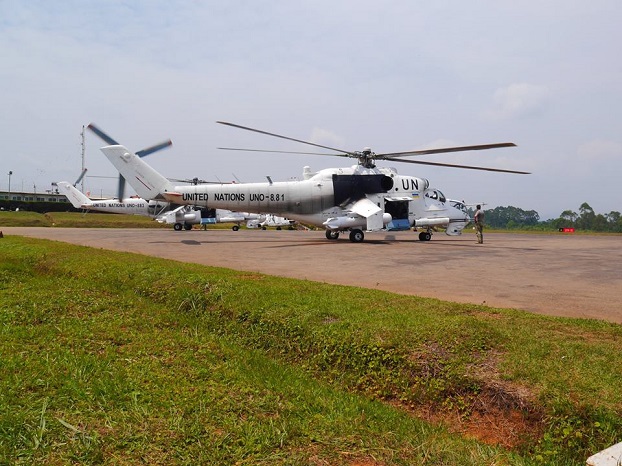 Украинские вертолетчики провели операцию против боевиков в Конго