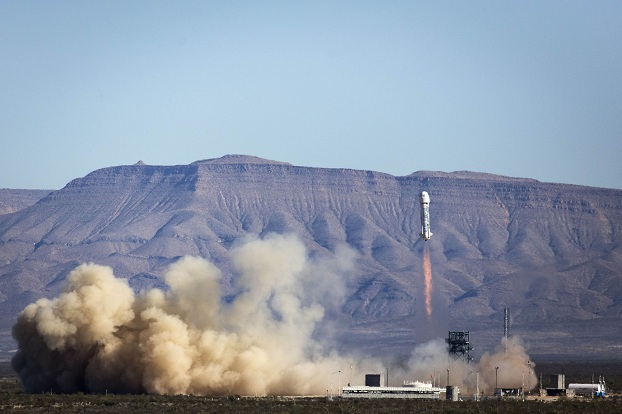 Blue Origin в десятый раз запустила многоразовую ракету New Shepard