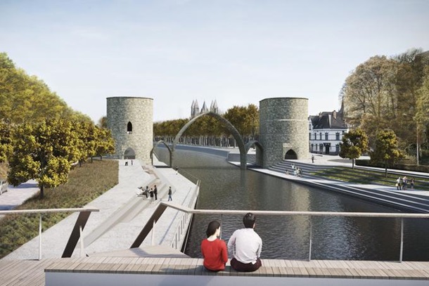 В Бельгии снесут 700-летний мост ради речной навигации