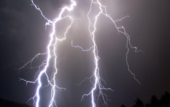 В Запорожской области три человека пострадали от молний