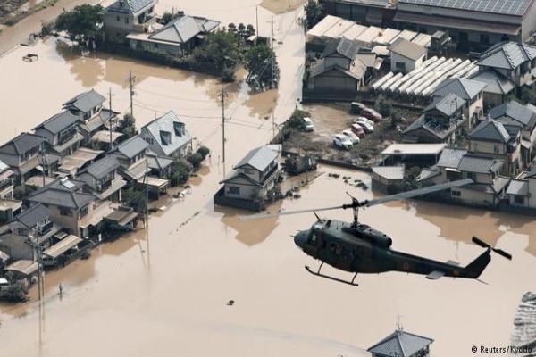 Из-за наводнения в Японии остановились заводы Mazda и Mitsubishi