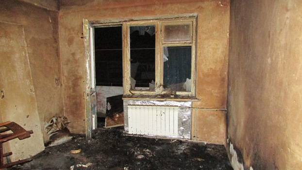 В Димитрове в результате пожара погиб мужчина