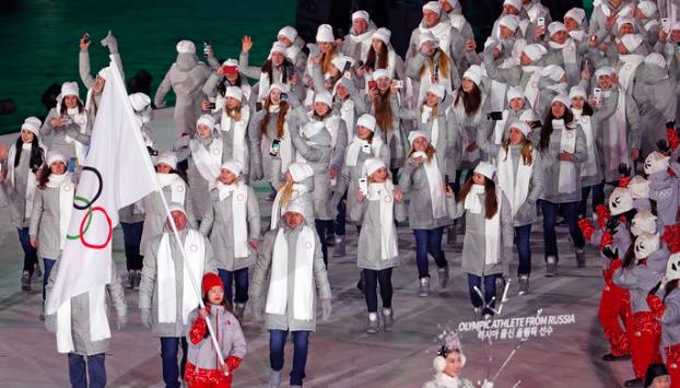 Российским спортсменам запретили проходить с национальным флагом на церемонии закрытия Олимпиад-2018
