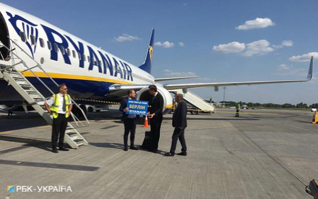 Из украинского аэропорта вылетел первый рейс Ryanair